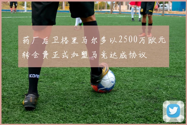 药厂后卫格里马尔多以2500万欧元转会费正式加盟马竞达成协议